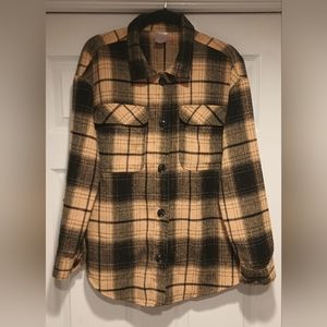PLAID FLANNEL SHACKET